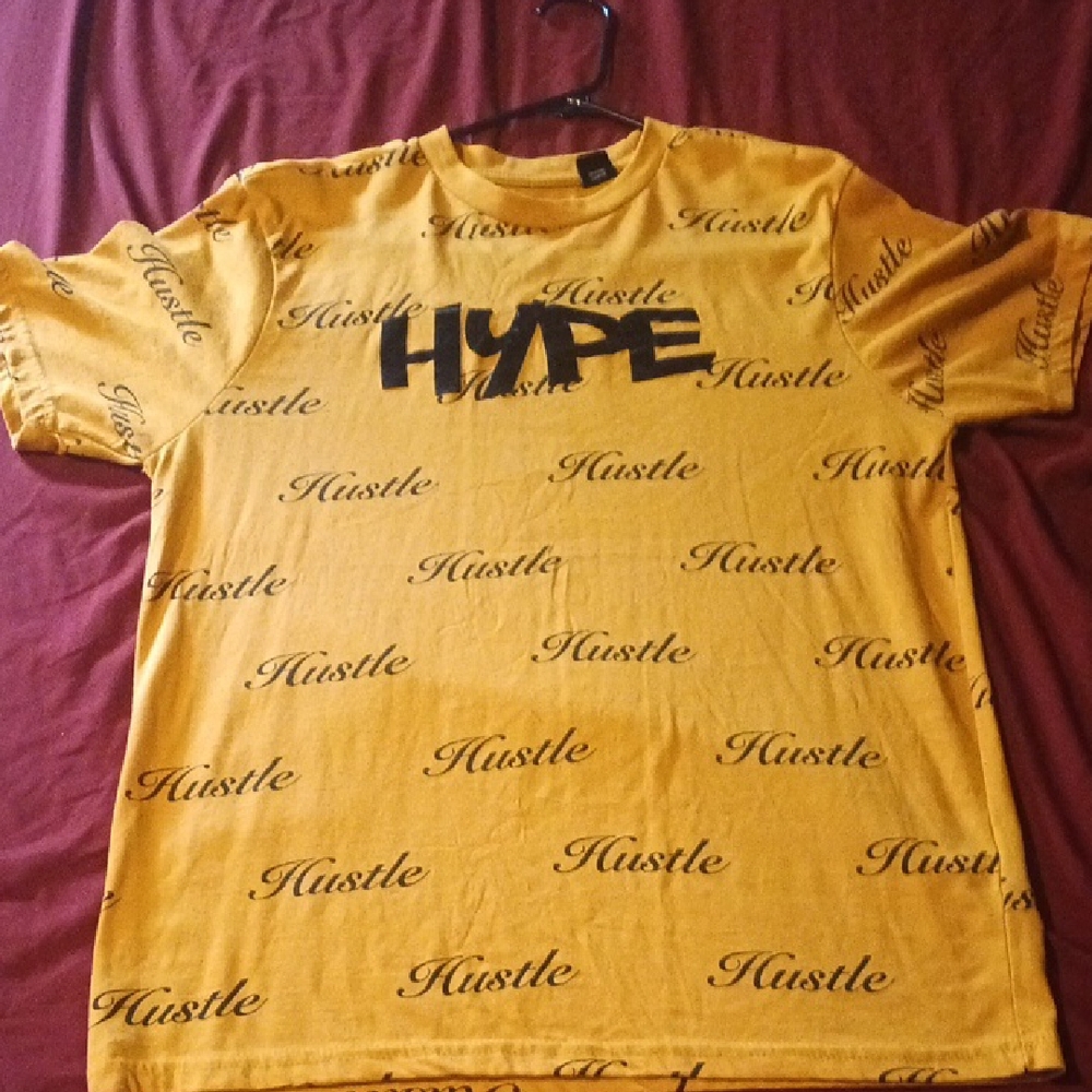 Hype Yellow Casual Button Down Shirt for Men